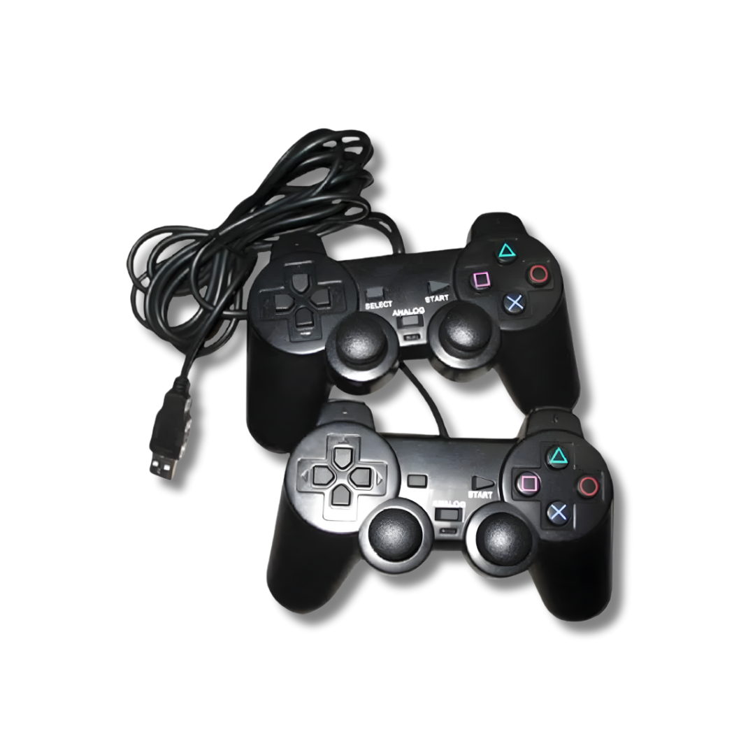 GAMEPAD DOUBLE HITAM